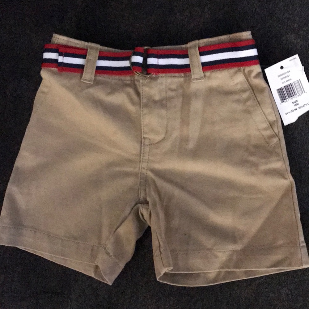 Boys khaki shorts